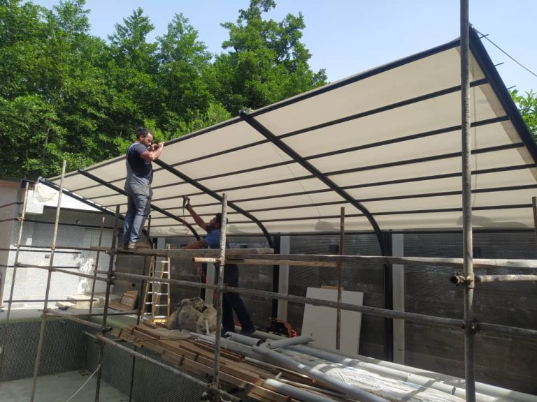 بازسازی نمای استخر